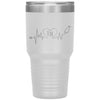 Nurse Tumbler RN Registered Nurse Heart Laser Etched 30oz Stainless Steel Tumbler