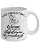 OB GYN Mug Never Underestimate A Woman Who Is Also An Obstetrician/Gynecologist Coffee Cup White