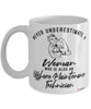 Offshore Maintenance Technician Mug Never Underestimate A Woman Who Is Also An Offshore Maintenance Tech Coffee Cup White