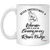 OR Nurse Mug Never Underestimate A Woman Who Is Also An Operating Room Nurse Coffee Cup 11oz White XP8434