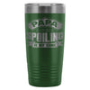 Papa Travel Mug Papa My Name Spoiling Is My Game 20oz Stainless Steel Tumbler