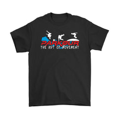 Parkour Gift Shirt The Art Of Movement Gildan Mens T-Shirt