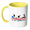 Parkour The Art Of Movement White 11oz Accent Coffee Mugs