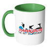 Parkour The Art Of Movement White 11oz Accent Coffee Mugs