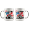 Patriot American Flag Mug Try Stepping On This One 11oz White Coffee Mugs
