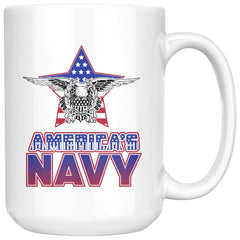 Patriot Mug Americas Navy 15oz White Coffee Mugs