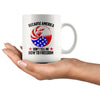 Patriot Mug Because America Dont Tell Me How To Freedom 11oz White Coffee Mugs