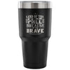 Patriotic Travel Mug Land Of The Free Because 30 oz Stainless Steel Tumbler