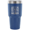 Patriotic Travel Mug Land Of The Free Because 30 oz Stainless Steel Tumbler