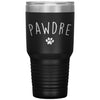 Pawdre Dog Dad Cat Dad Tumbler for Pet Owner Laser Etched 30oz Stainless Steel Tumbler