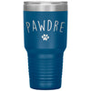 Pawdre Dog Dad Cat Dad Tumbler for Pet Owner Laser Etched 30oz Stainless Steel Tumbler