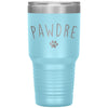 Pawdre Dog Dad Cat Dad Tumbler for Pet Owner Laser Etched 30oz Stainless Steel Tumbler