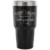 PC Tech Travel Mug Keep Calm And Turn It Off On 30 oz Stainless Steel Tumbler