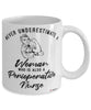 Perioperative Nurse Mug Never Underestimate A Woman Who Is Also A Perioperative Nurse Coffee Cup White