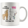 Personalized Funny Unicorn Coworker Mug Gifts For Women Work Friend Coffee Mug