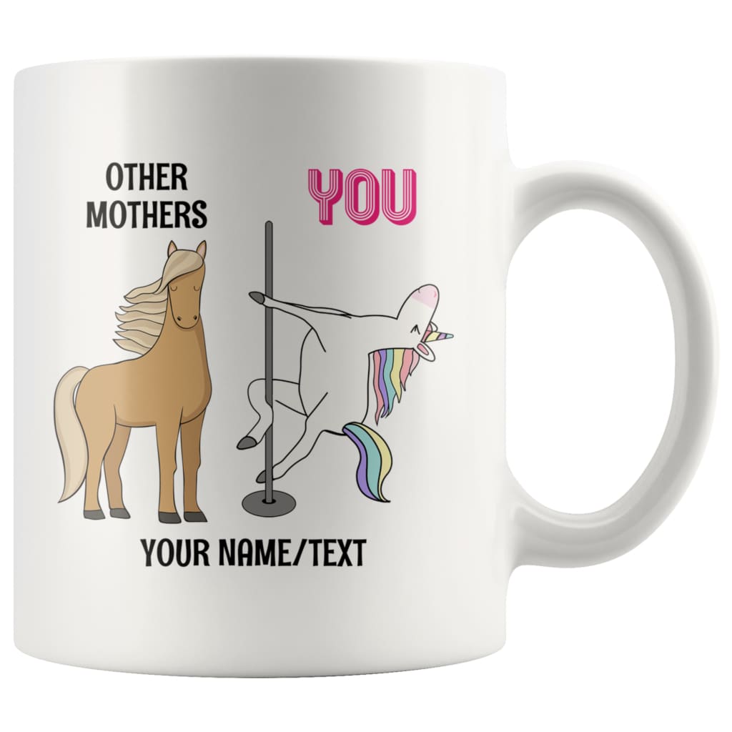 Personalized Funny Unicorn Mothers Day Mug Gift From Daughter Son