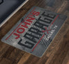 Personalized Garage Doormat Name and State