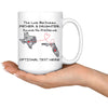 Personalized Long Distance Fathers Day Gift From Daughter Gift For Dad Mug Love Knows No Distance Add States and optional Text Coffee Cup