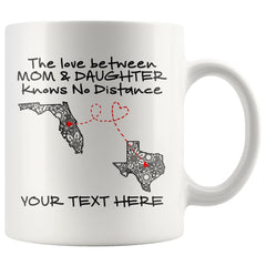Personalized Long Distance Mothers Day Gift From Daughter Gift For Mom Mug