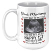 Personalized Mothers Day Sonogram Mug Upload Your Custom Sonogram Coffee Cup 11oz 15oz White
