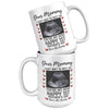 Personalized Mothers Day Sonogram Mug Upload Your Custom Sonogram Coffee Cup 11oz 15oz White