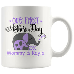 Personalized Our First Mothers Day Mug Gift Add Your Custom Names or Text