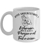 Personnel Technician Mug Never Underestimate A Woman Who Is Also A Personnel Tech Coffee Cup White