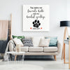 Pet Memorial Canvas Print You Were My Favorite Hello And Hardest Goodbye 2000-2009 Ready To Hang