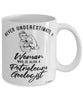 Petroleum Geologist Mug Never Underestimate A Woman Who Is Also A Petroleum Geologist Coffee Cup White