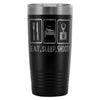 Photographer Camera Travel Mug Eat Sleep Shoot 20oz Stainless Steel Tumbler