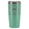 Photographer Camera Travel Mug Eat Sleep Shoot 20oz Stainless Steel Tumbler