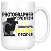 Photographer Mug I've Been Known To Flash People 15oz White Coffee Mugs