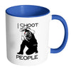 Photography Mug I Shoot People White 11oz Accent Coffee Mugs