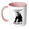 Photography Mug I Shoot People White 11oz Accent Coffee Mugs