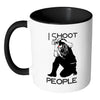 Photography Mug I Shoot People White 11oz Accent Coffee Mugs