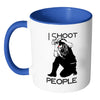 Photography Mug I Shoot People White 11oz Accent Coffee Mugs