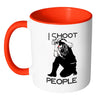 Photography Mug I Shoot People White 11oz Accent Coffee Mugs