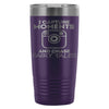 Photography Travel Mug I Capture Moments And Chase 20oz Stainless Steel Tumbler