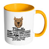 Pitbull Awareness Mug White 11oz Accent Coffee Mugs