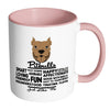 Pitbull Awareness Mug White 11oz Accent Coffee Mugs