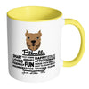 Pitbull Awareness Mug White 11oz Accent Coffee Mugs