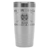 Pitbull Gym Travel Mug Strong And Dedicated 20oz Stainless Steel Tumbler