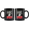 Pitbull Mug Ask Me About My Pitbull Rescue Story 11oz Black Coffee Mugs