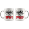 Pitbull Mug Ask Me About My Pitbull Rescue Story 11oz White Coffee Mugs