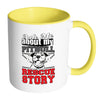 Pitbull Mug Ask Me About My Pitbull Rescue Story White 11oz Accent Coffee Mugs