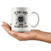 Pitbull Mug Strong and Dedicated 11oz White Coffee Mugs