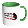 Pitbull Mug Your Ignorance Is A Lot More Dangerous White 11oz Accent Coffee Mugs