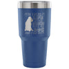 Pitbull Travel Mug  Is There Life After Death 30 oz Stainless Steel Tumbler