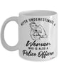 Police Officer Mug Never Underestimate A Woman Who Is Also A Police Officer Coffee Cup White