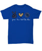 Police Shirt Peace Love Back The Blue Unisex T-shirt